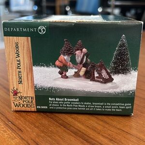 Dept 56 North Pole Woods - Nuts About Broomball #56.56926